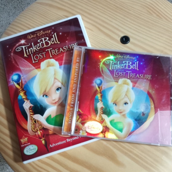 Tinker Bell Lost Treasure DVD and CD - Picture 1 of 7